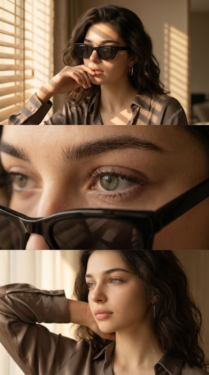 تصویر پرامپت پرتره سهلتی فشن سینمایی | PromptsFA
