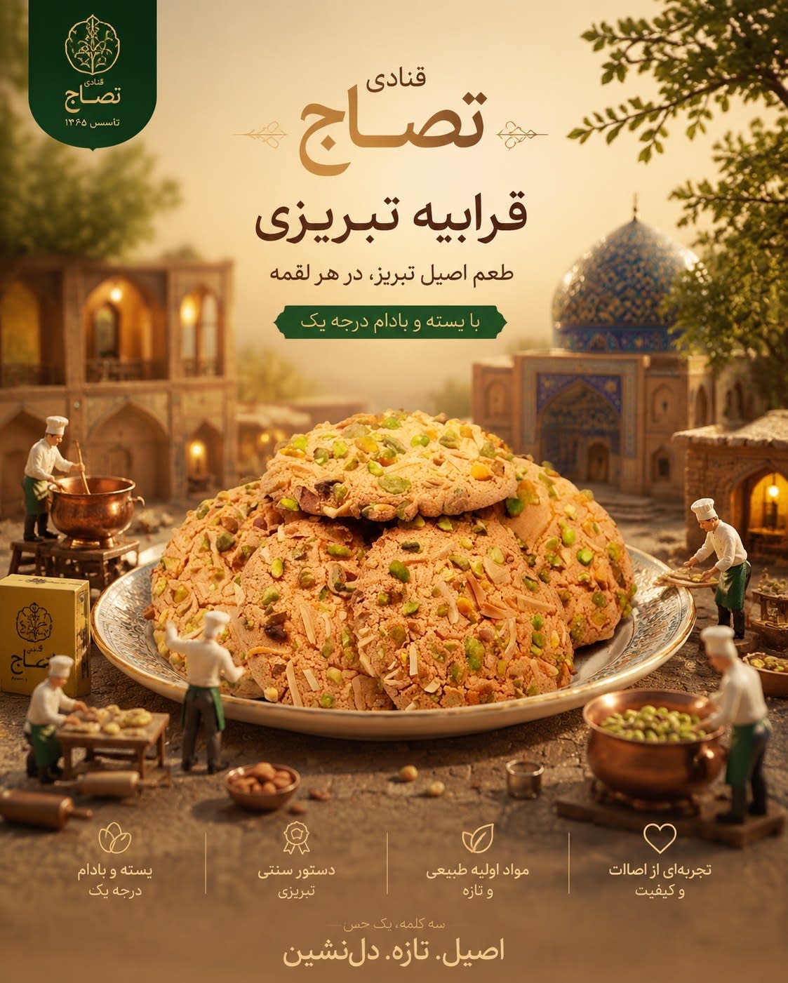 تصویر پرامپت پوستر تبلیغاتی مینیاتوری | PromptsFA