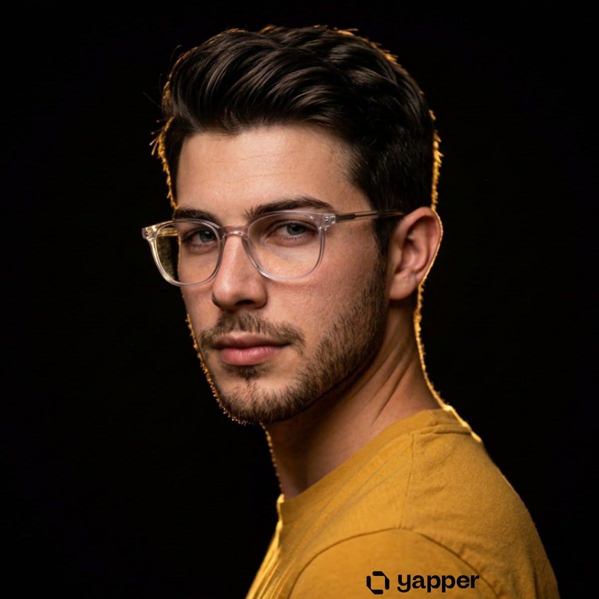 تصویر پرامپت پرتره سینمایی مرد جوان | PromptsFA