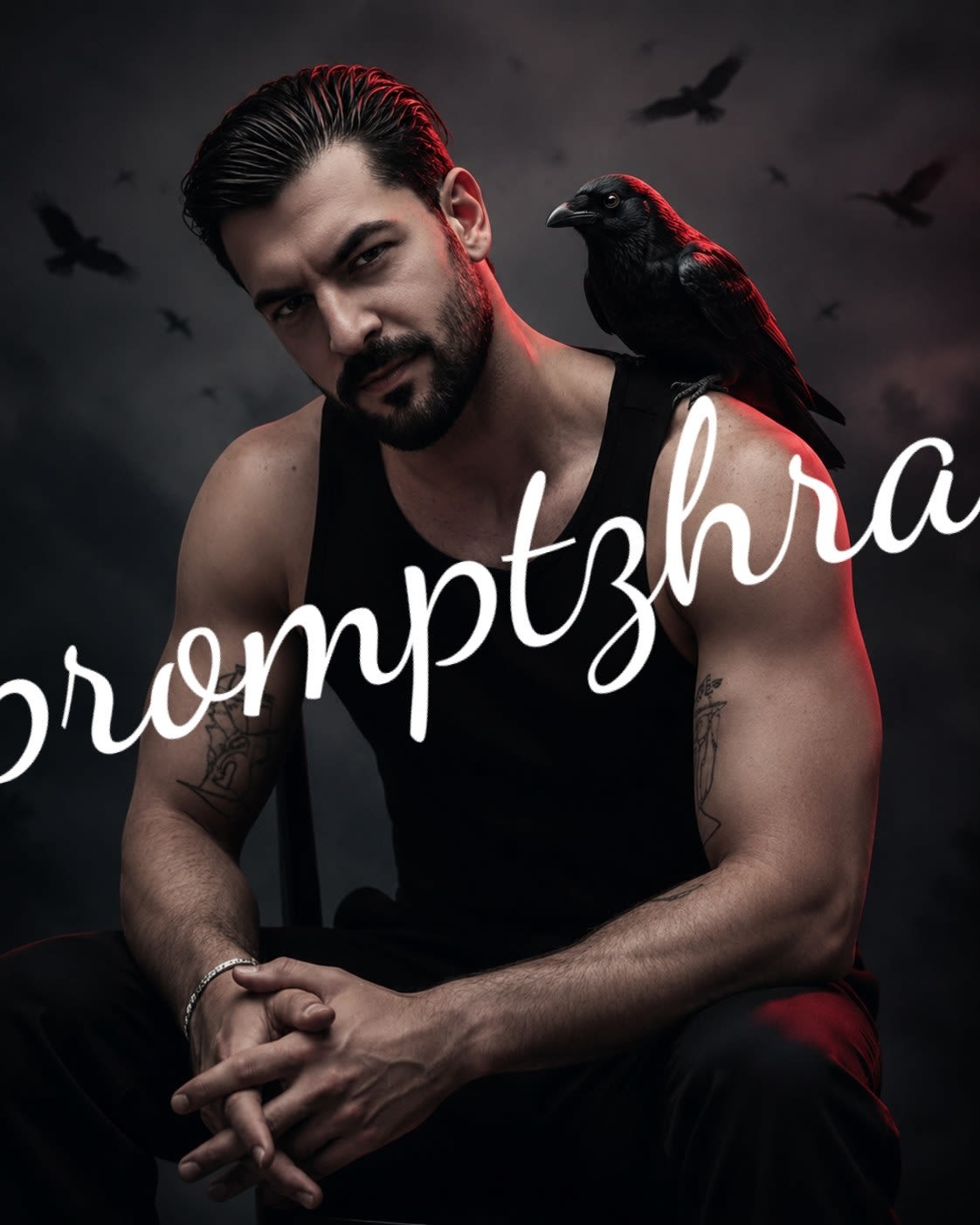 تصویر پرامپت پرتره سینمایی تاریک | PromptsFA
