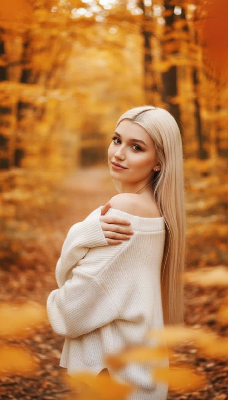 تصویر پرامپت پرتره پاییزی سینمایی و واقعگرایانه | PromptsFA