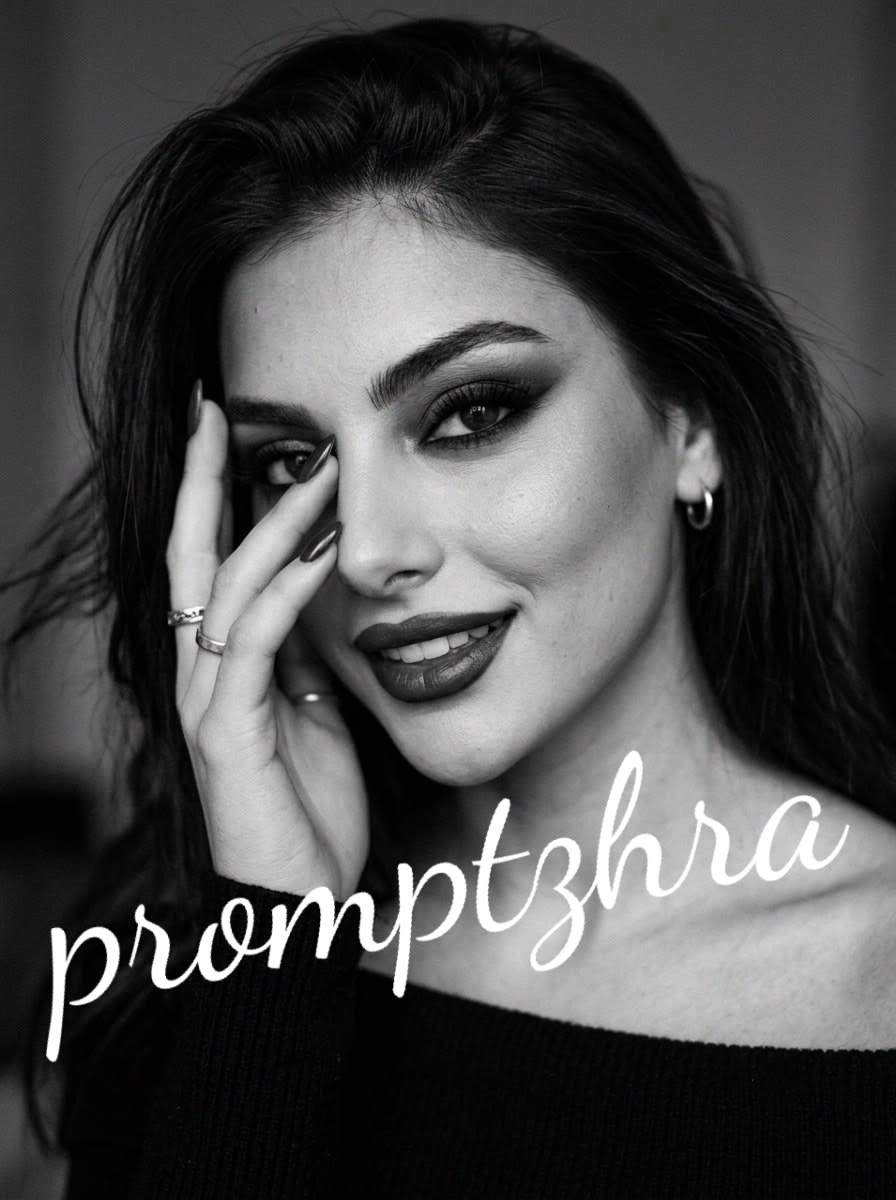 تصویر پرامپت پرتره سیاهوسفید طبیعی و صمیمی | PromptsFA
