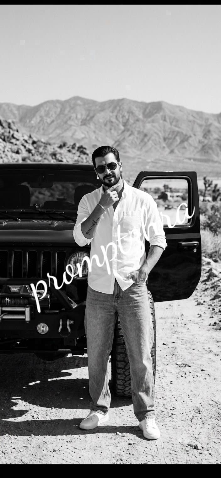 تصویر پرامپت عکاسی سینمایی تکرنگ | PromptsFA