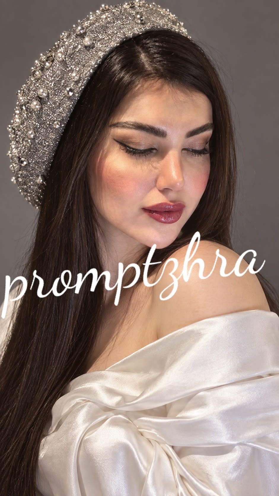 تصویر پرامپت پرتره استودیویی و گلم | PromptsFA