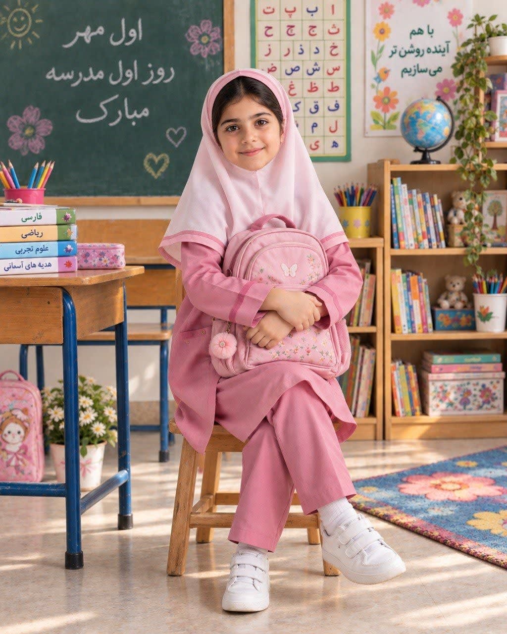 تصویر پرامپت پرتره دانشآموز مدرسه | PromptsFA