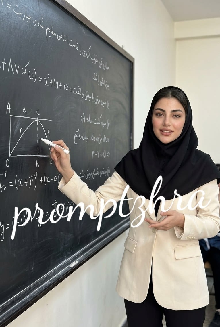 تصویر پرامپت معلم در کلاس درس | PromptsFA