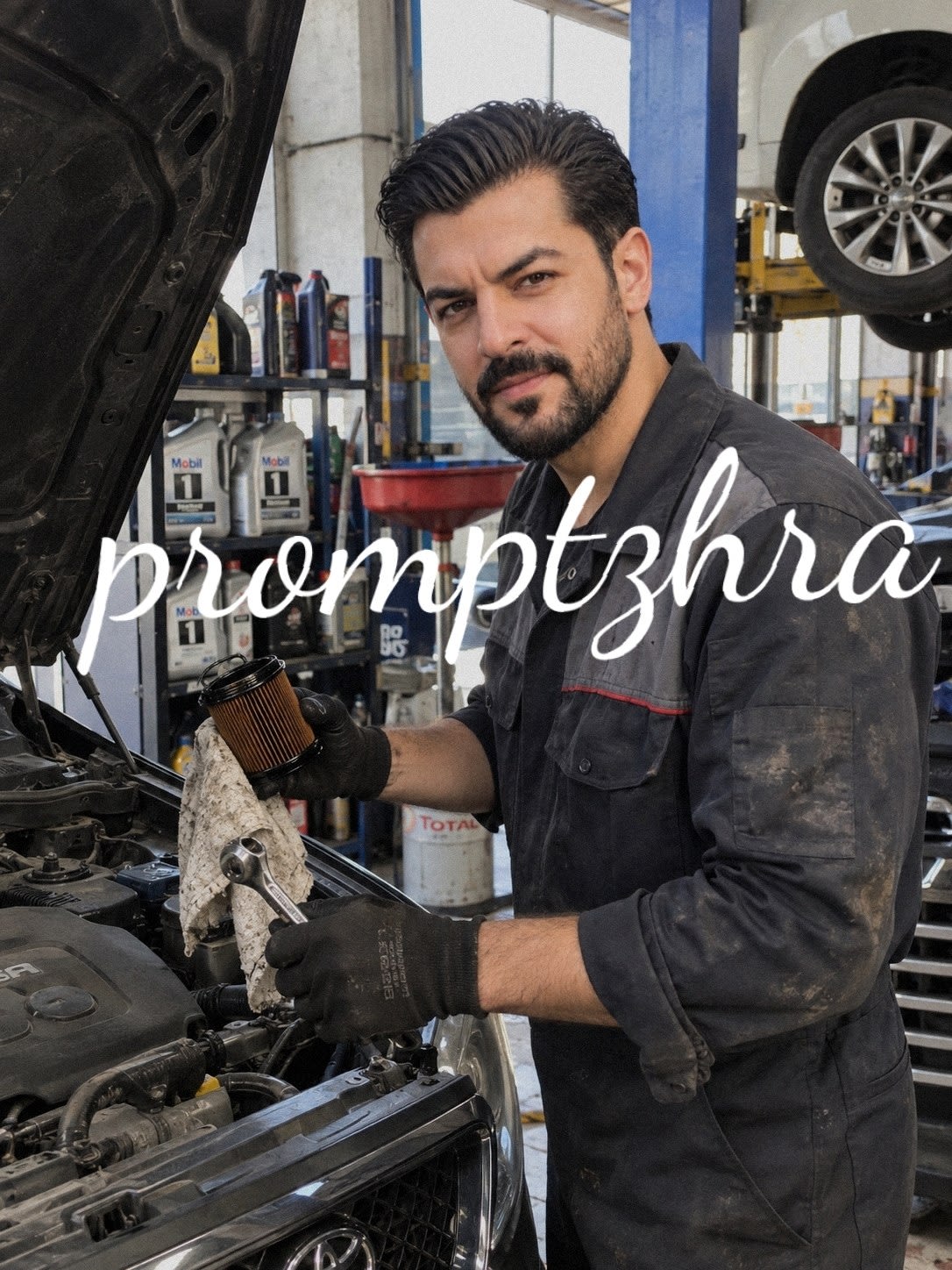 تصویر پرامپت مکانیک خودرو | PromptsFA