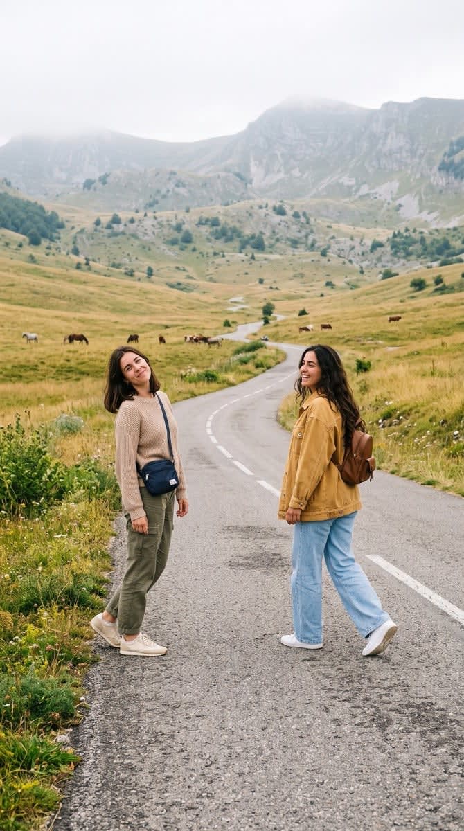 تصویر پرامپت عکاسی سفر در طبیعت | PromptsFA