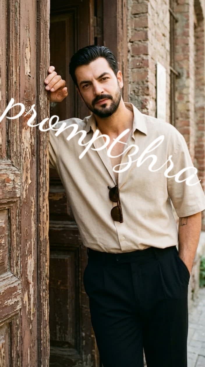 تصویر پرامپت پرتره وینتیج دهه نود | PromptsFA