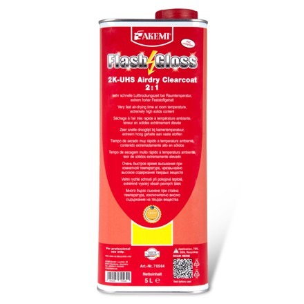 Vernis Akemi Flash Gloss 2K-UHS + durcisseur