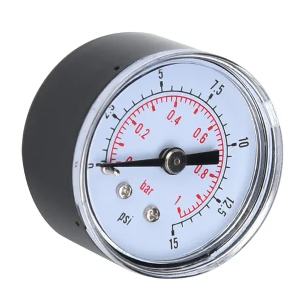 4 Inch High Pressure Gauge 0–40 Bar 1/4 Inch Connection for industrial steam boiler piping