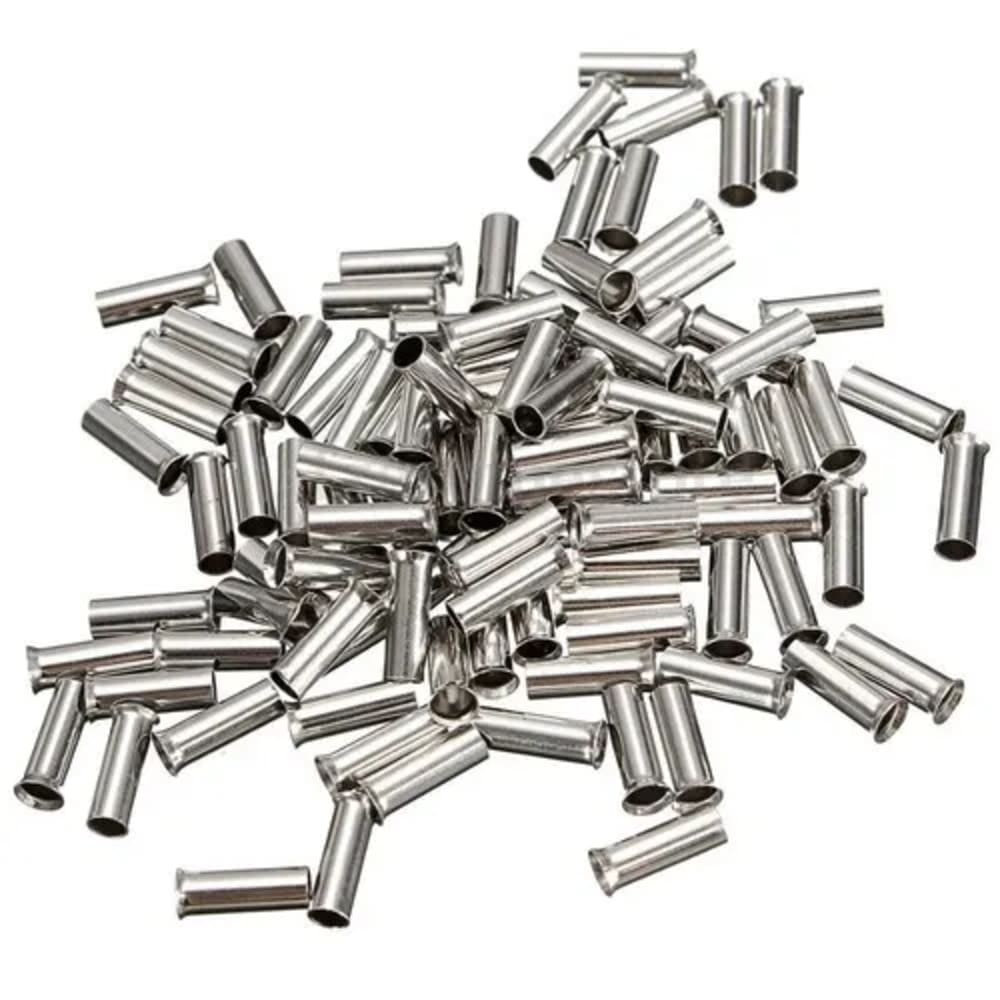 EN1512 Non-Insulated Round Cord End Wire Ferrule Terminals (1.5mm²) for industrial boiler control panel wiring