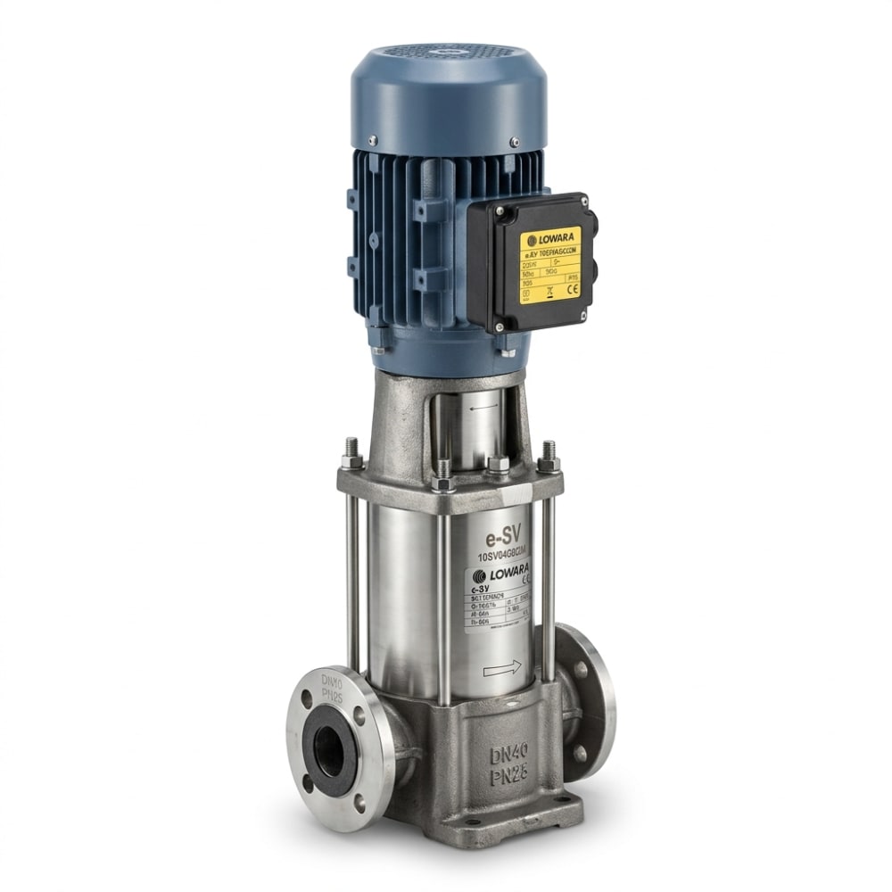 Lowara 10SV04G022M Lowara 10SV04G022M e-SV Vertical Multistage Pump for industrial fluid handling