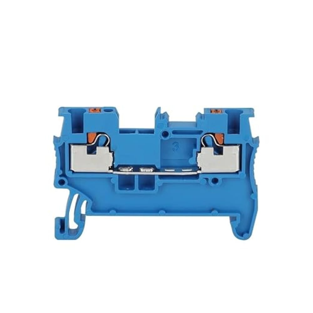 PT 1.5 Push-In Feed-Through DIN Rail Terminal Block for industrial boiler control panel wiring