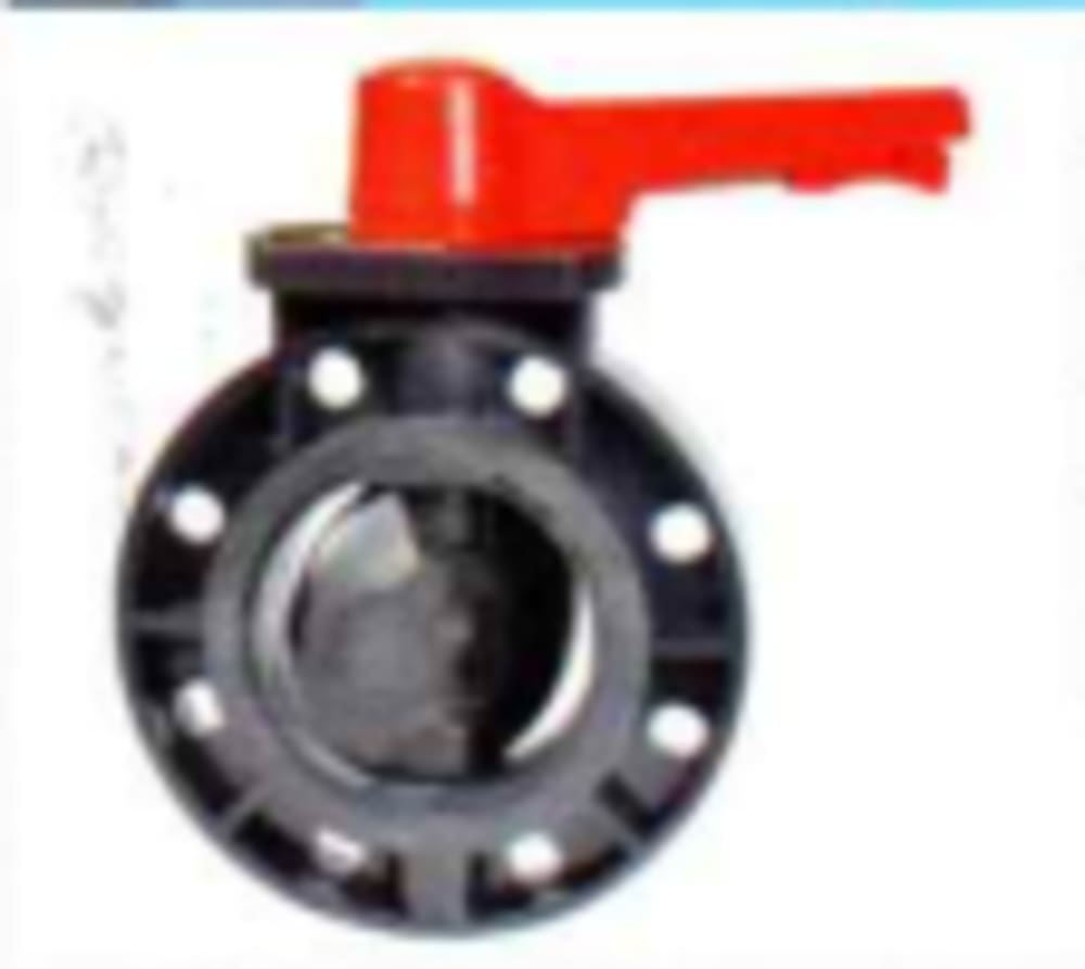 UPVC Butterfly Valve 4M-ECO-UPVC — Lever & Gear Operated for plant utility supply headers