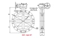 4MATIC 4M-DFW-ECO Wafer Double Flanged Resilient Butterfly Valve photo 1