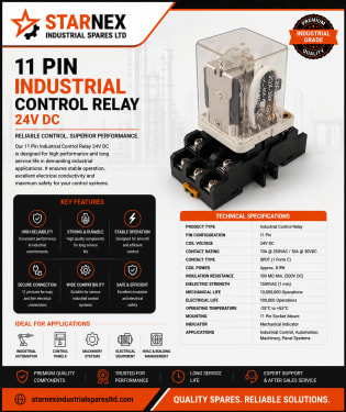 11 Pin Industrial Control Relay 24V DC