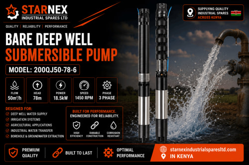 Bare Deep Well Submersible Pump 200QJ40-48/4