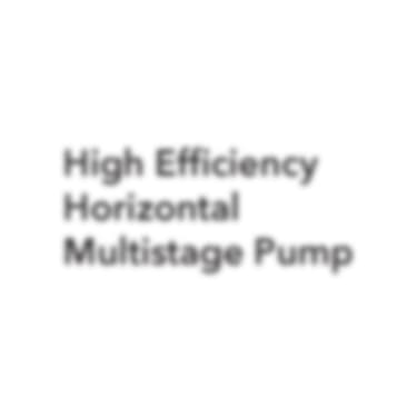 Lowara 5HM06P11M e-HM Horizontal Multistage Pump