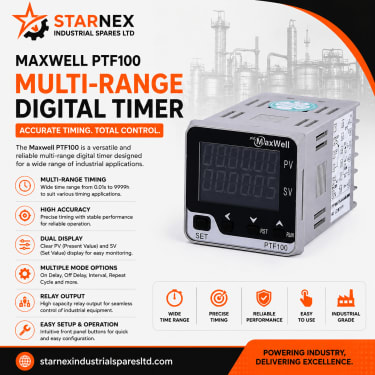 Maxwell PTF100 Multi-Range Digital Timer