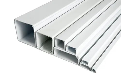 PVC Self-Extinguishing Cable Trunking 50mm × 25mm × 2M