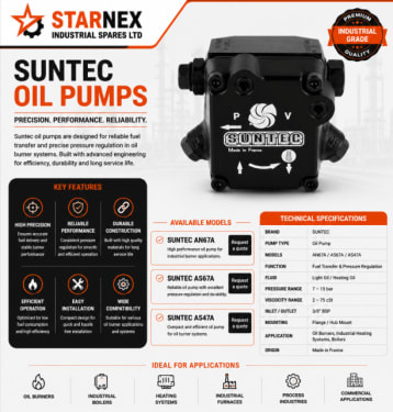 Suntec AS47A Burner Fuel Pump
