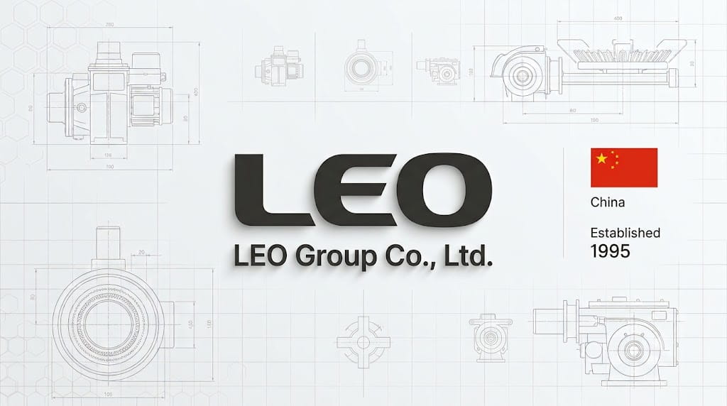 LEO (China (LEO Group Co., Ltd.)) official manufacturer logo and industrial spare parts branding