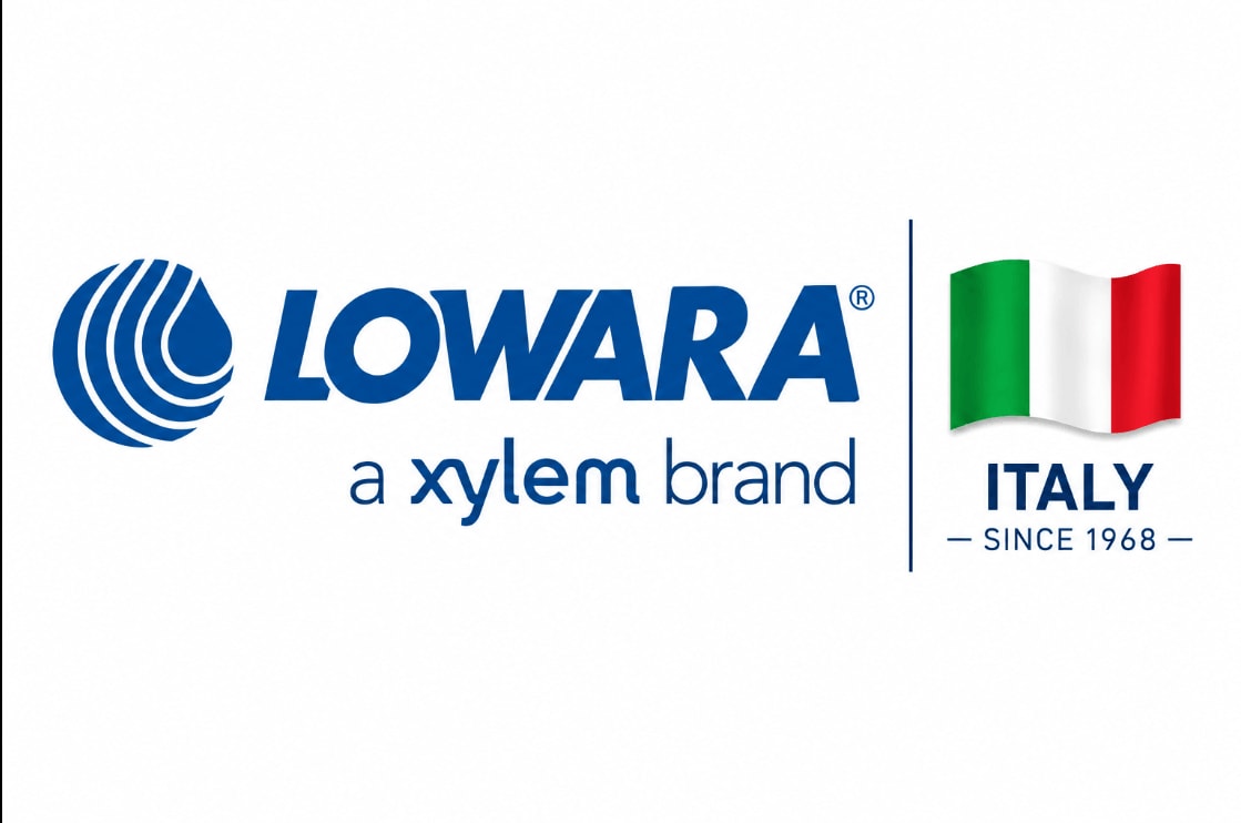 Lowara (Italy) official manufacturer logo and industrial spare parts branding