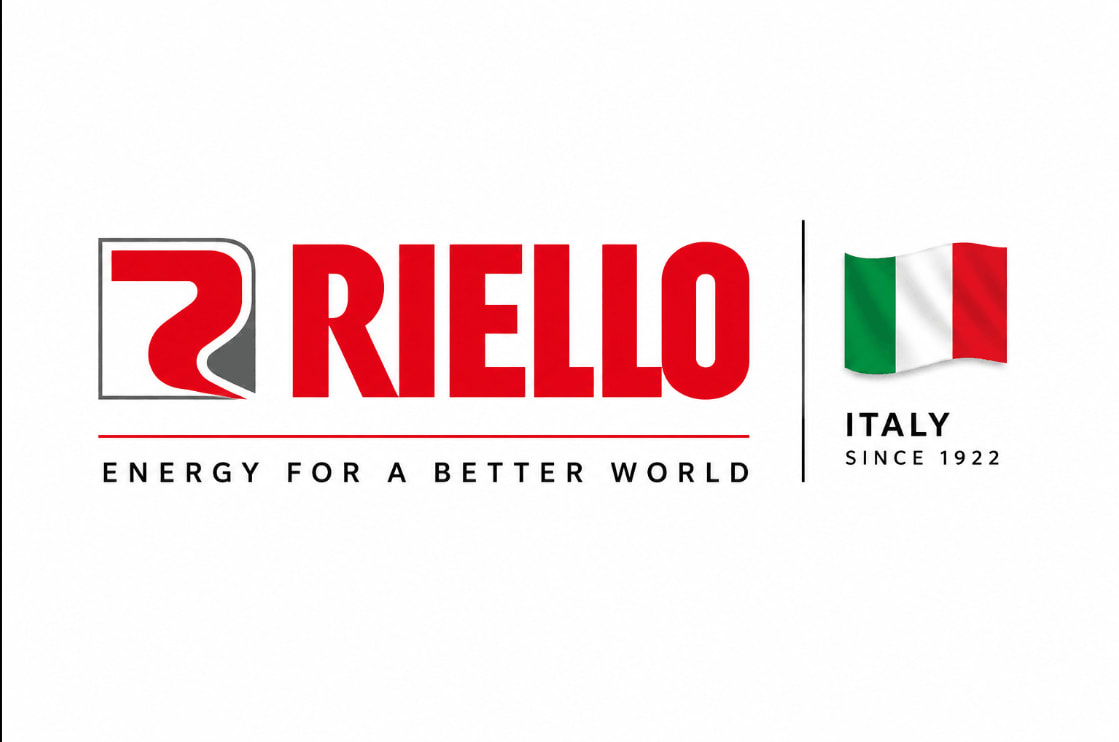 Riello (Italy) official manufacturer logo and industrial spare parts branding