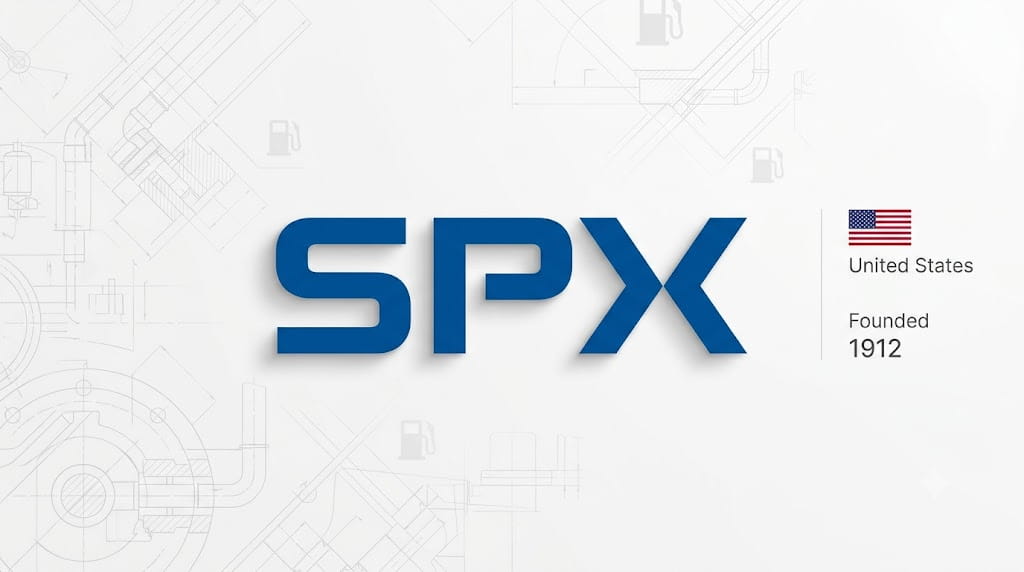SPX (Sweden / USA) official manufacturer logo and industrial spare parts branding
