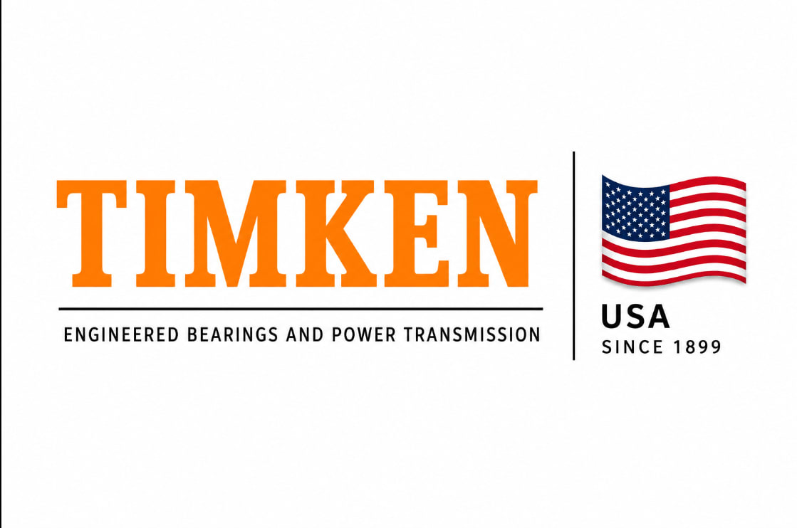 Timken (United States) official manufacturer logo and industrial spare parts branding