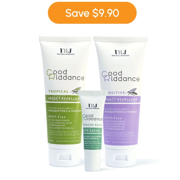 Mosquito repellent and insect repellent from Good Riddance Insect Repellent