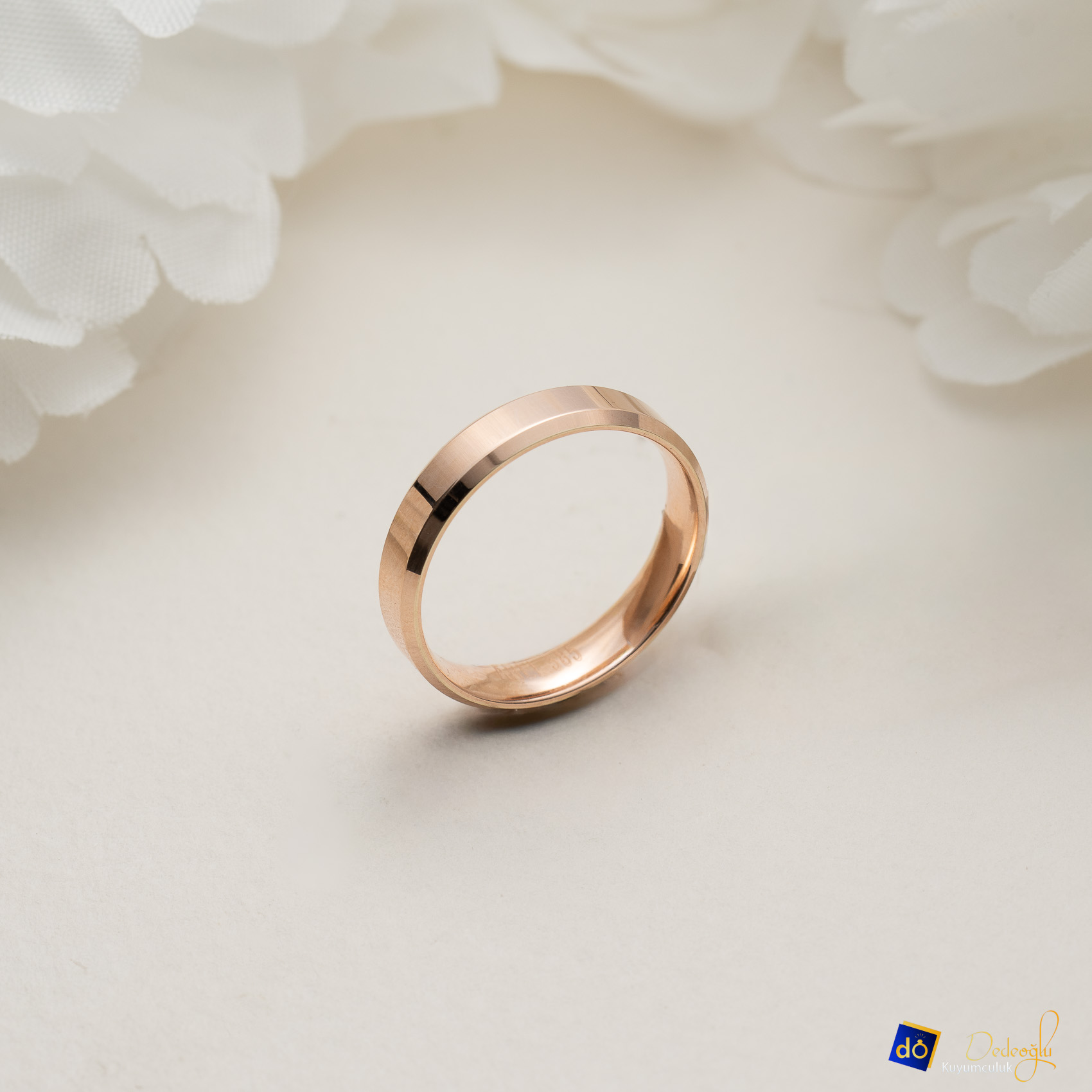 Düz 4MM Rose Alyans