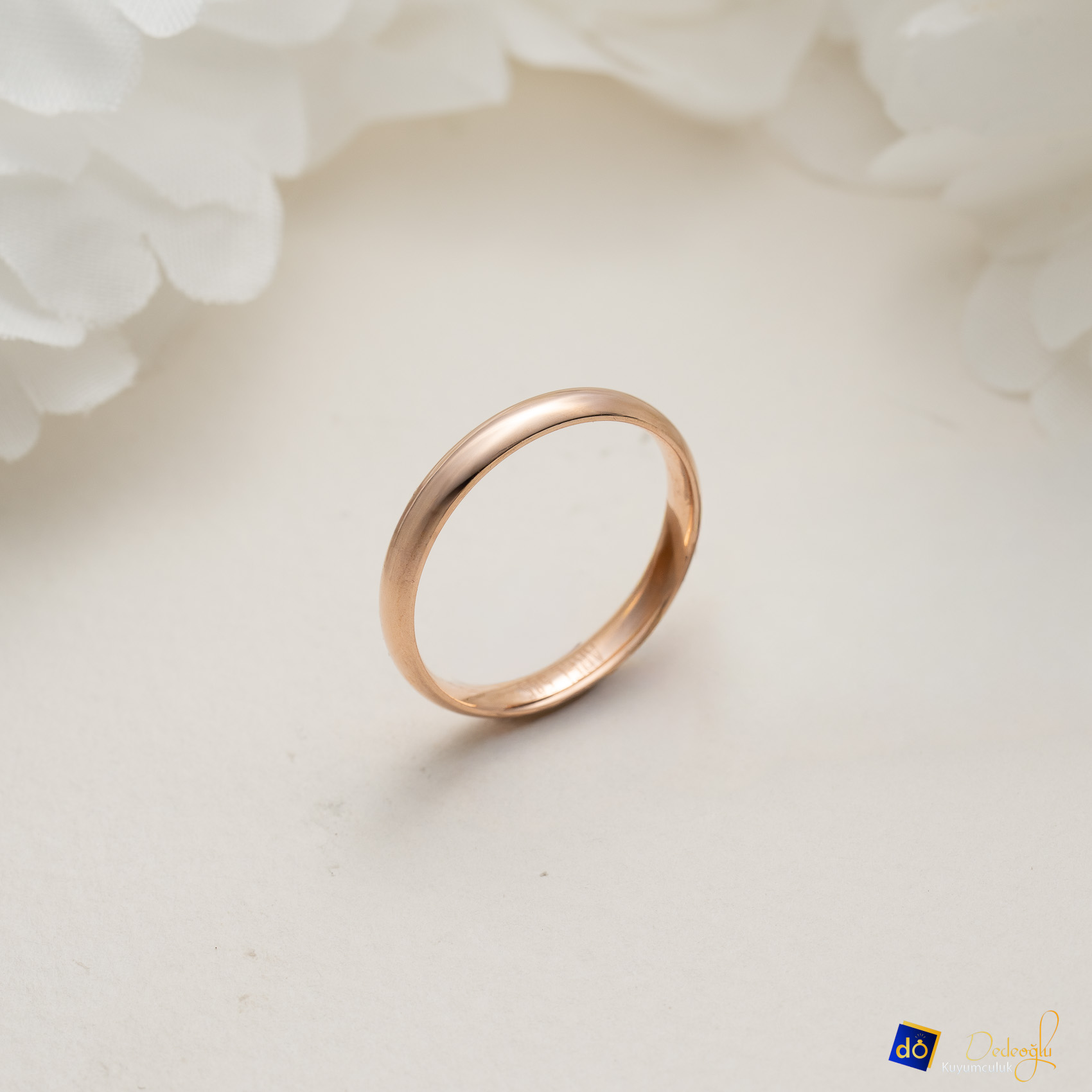 Düz 3MM Rose Alyans