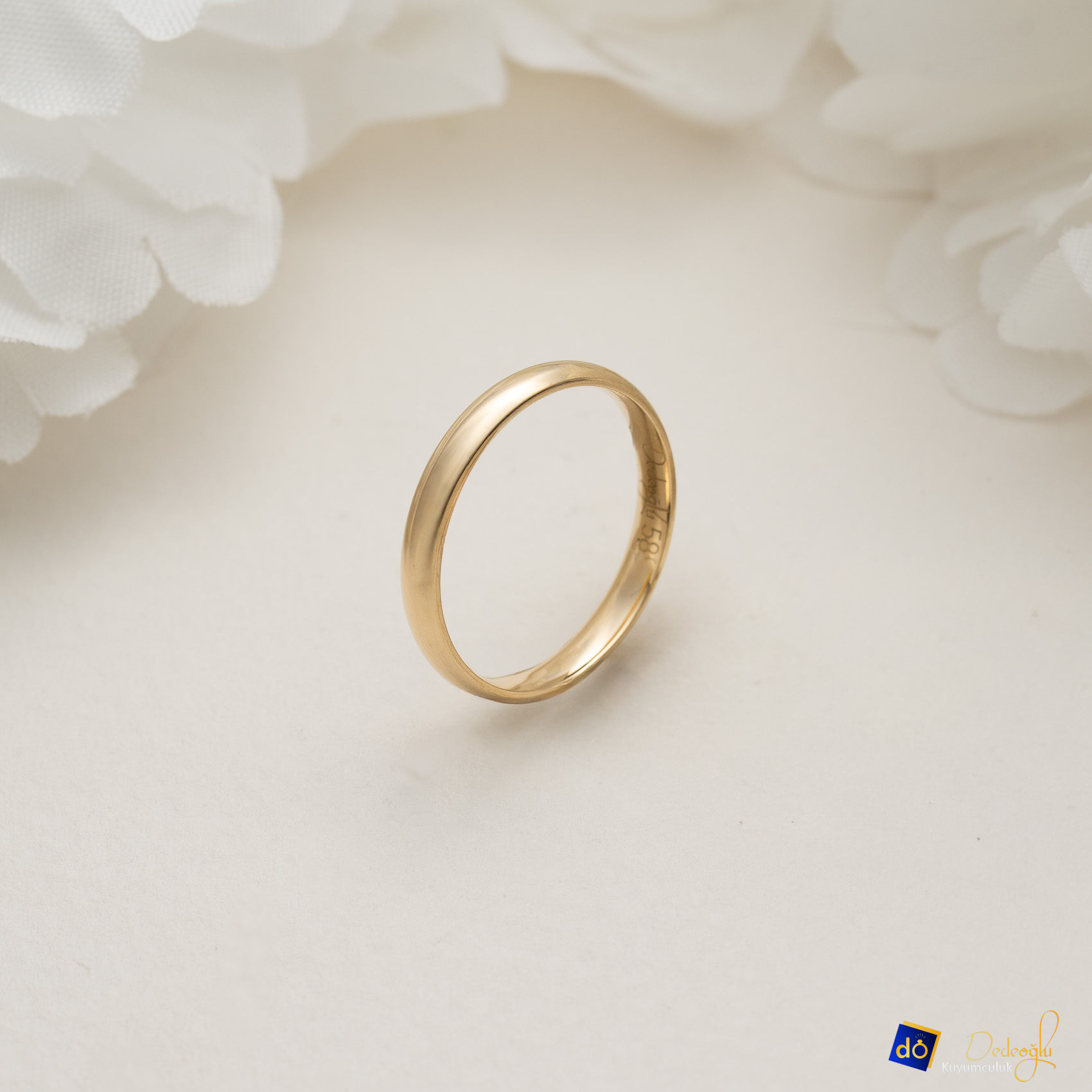 Düz 3MM Yeşil Alyans