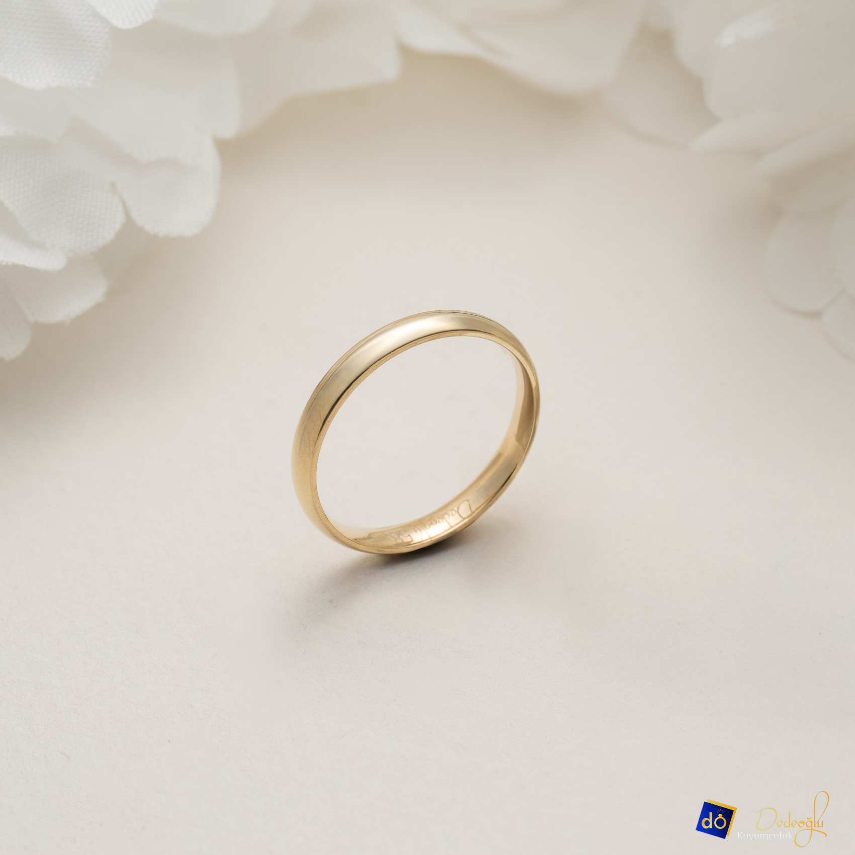 Düz 3MM Yeşil Alyans