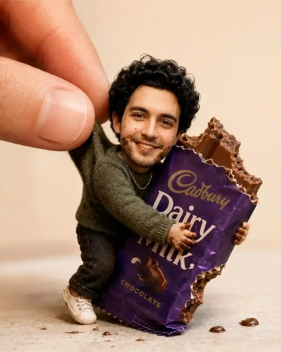 Miniature Chocolate Lover Doll Image Ai Prompt - ChatGPT Generated Prompt Result (After)