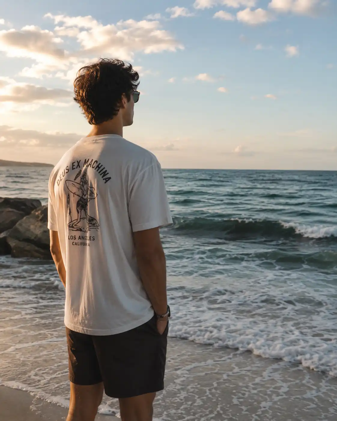 ChatGPT Golden Hour Beach Portrait Prompt - Original Photo for AI Prompt (Before)