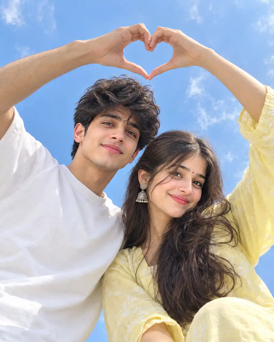 Cute Indian College Couple Portrait Photography Prompt | Ultra Realistic Romantic Photo - ChatGPT Generated Prompt Result (After)