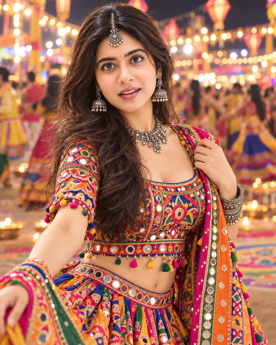Navratri Look Prompt for Gemini Girl – Garba Photo Edit - Gemini Pro Generated Prompt Result (After)