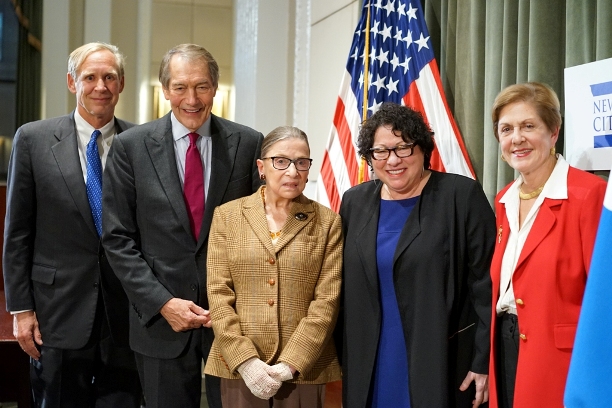 Barbara Paul Robinson Series: Profiles of Leaders in the Law," with U.S. Supreme Court Justices Ruth Bader Ginsburg & Sonia Sotomayor, and moderated by Charlie Rose