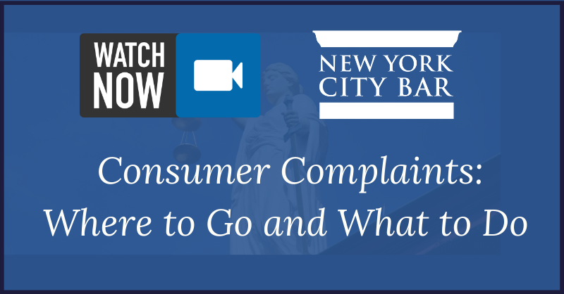 Consumer Alert: The top 10 New York consumer complaints of 2022