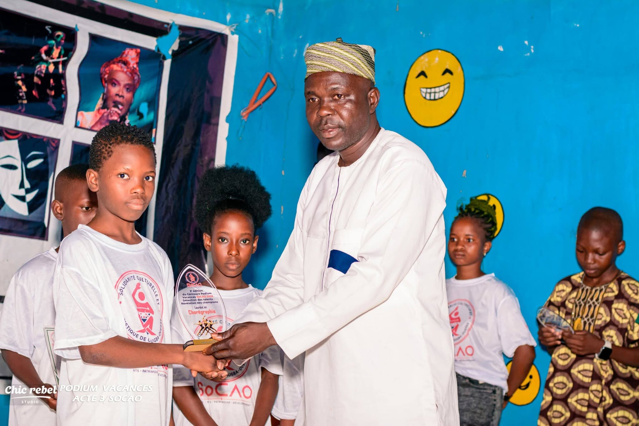 Remise officielle du trophée de la meilleure chorégraphie Podium Vacances SoCAO