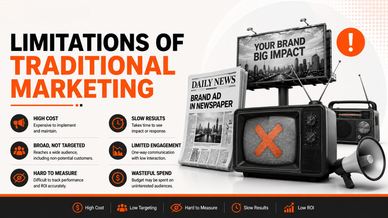 Limitations of traditional marketing