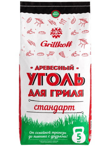 Древесный уголь Grillkoff 5 кг