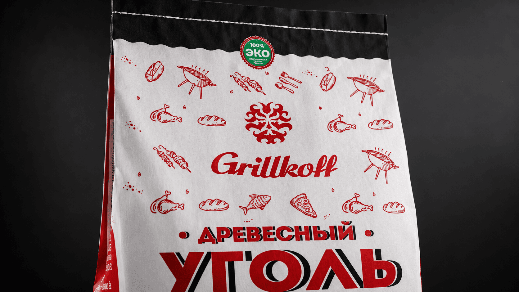 Фирменная упаковка Grillkoff крупным планом