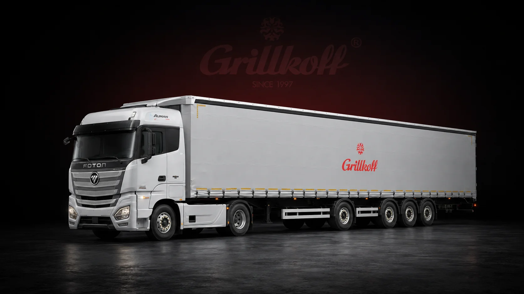 Фура FOTON AUMAN автопарка Grillkoff