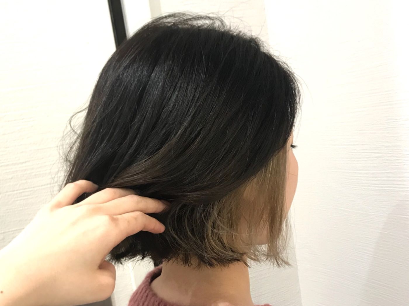 ☆チラッと見えるベージュカラー