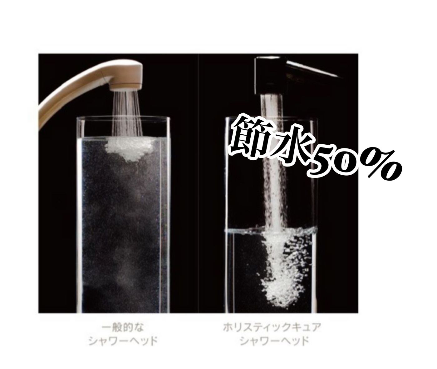 約50%の【節水】がうれしい!
