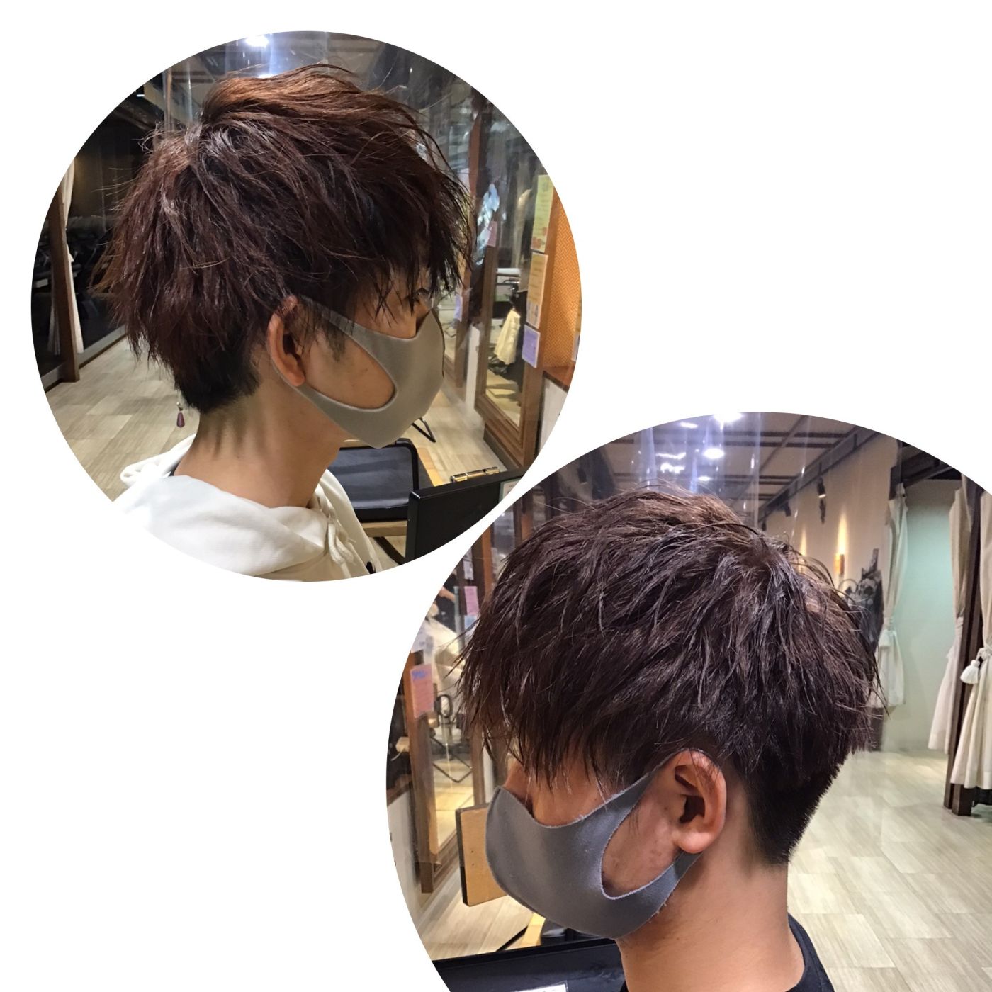 長さ残しめショートスタイルにツイスパ
